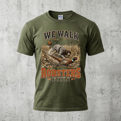 Upland Pheasant Hunting - Outdoor Cotton T-Shirt PHCT1029