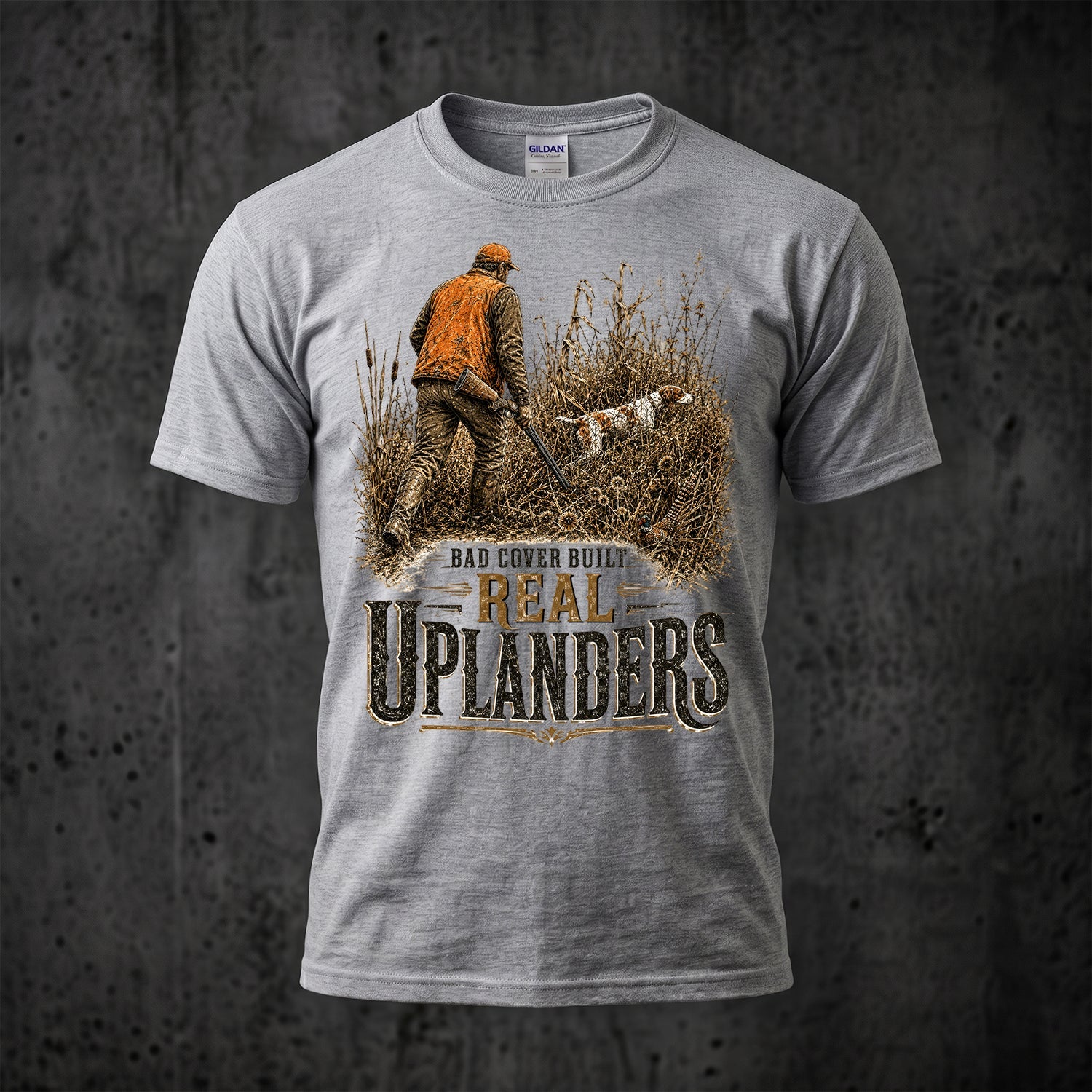 Upland Pheasant Hunting - Outdoor Cotton T-Shirt PHCT1020