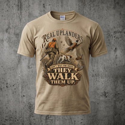 Upland Pheasant Hunting - Outdoor Cotton T-Shirt PHCT1024