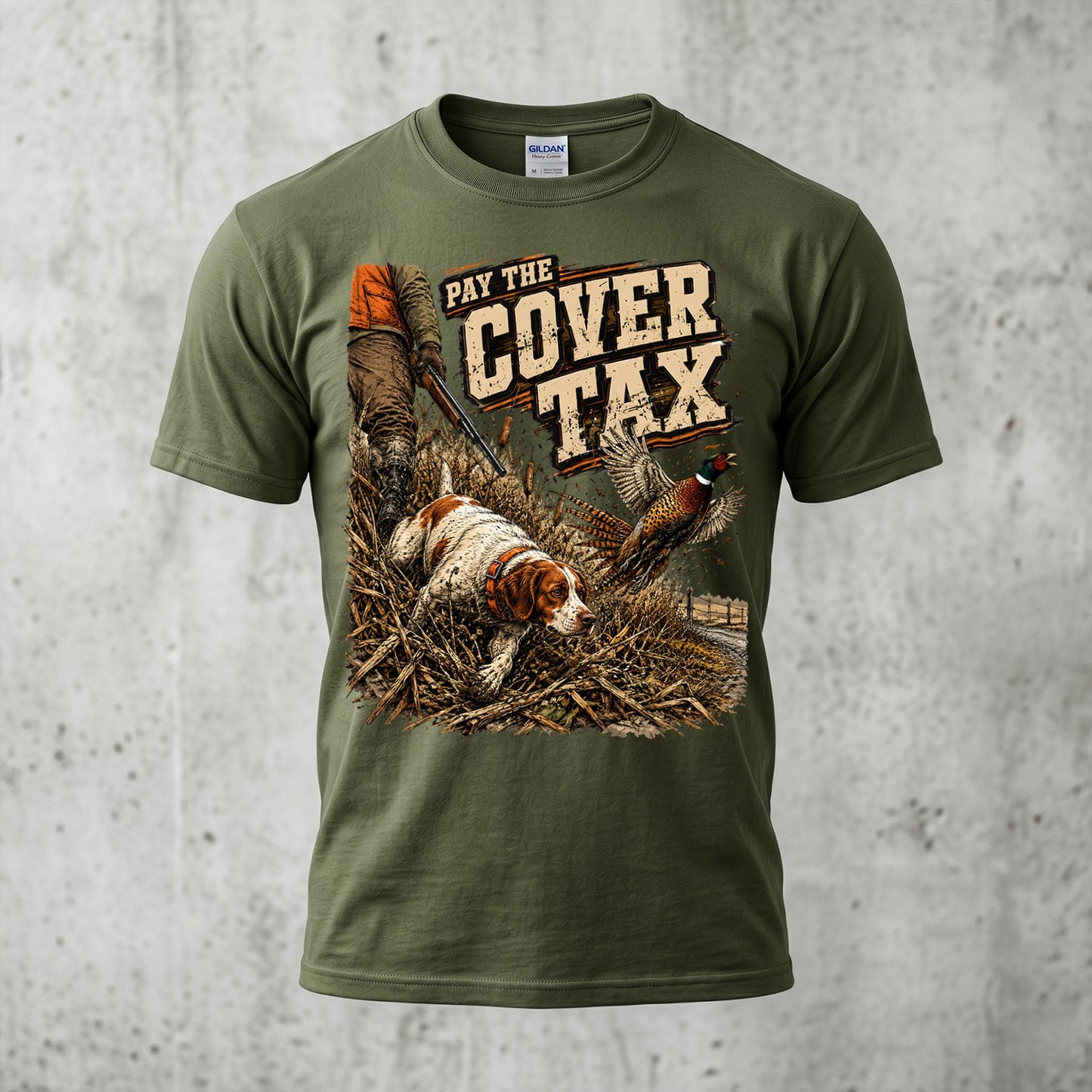 Upland Pheasant Hunting - Outdoor Cotton T-Shirt PHCT1038