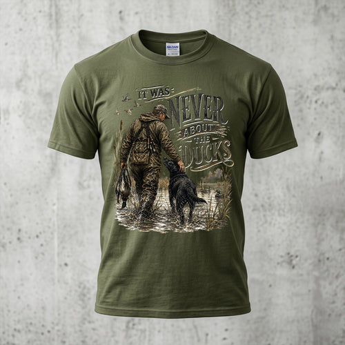 Duck Hunting - Outdoor Cotton T-Shirt DUCT1007