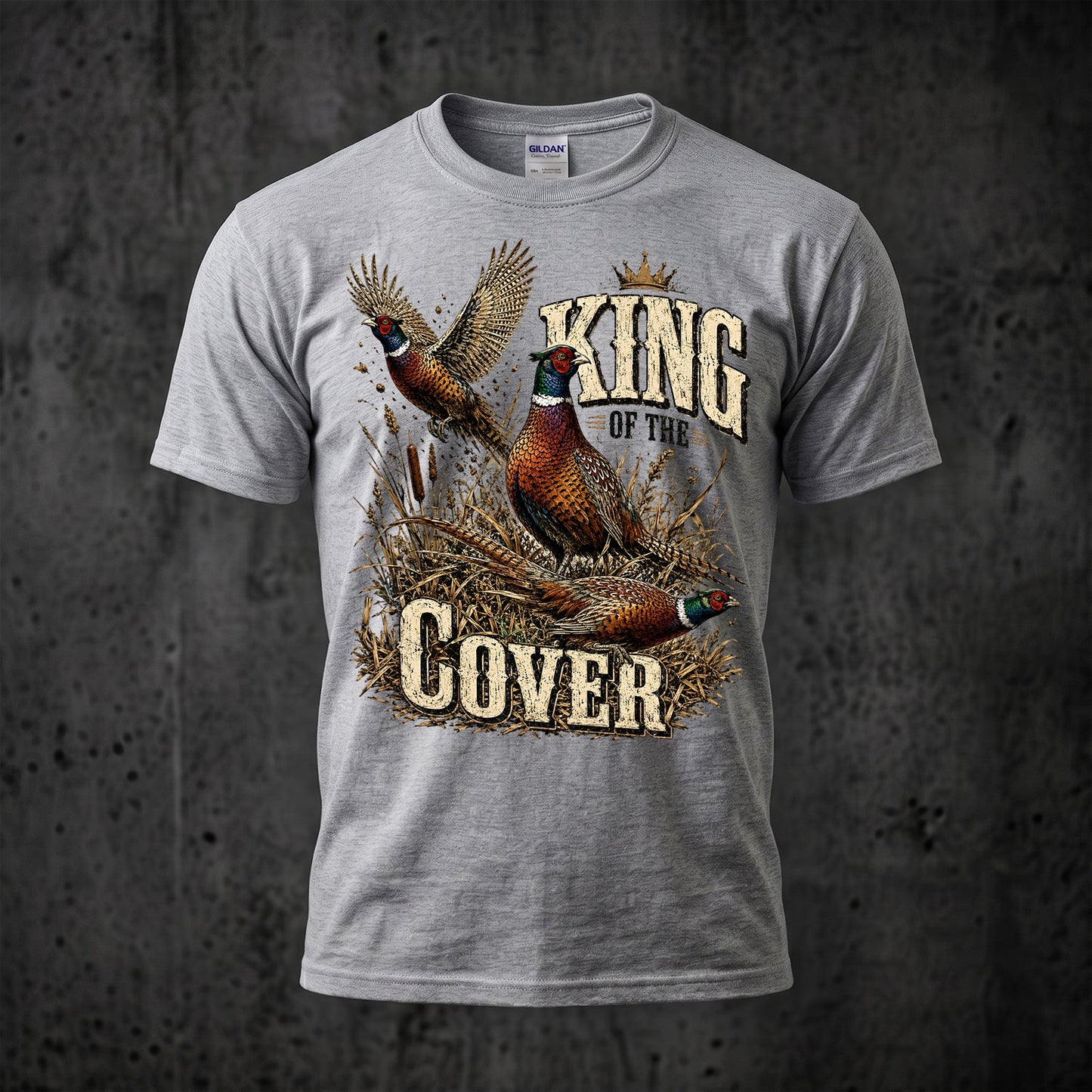 Upland Pheasant Hunting - Outdoor Cotton T-Shirt PHCT1025