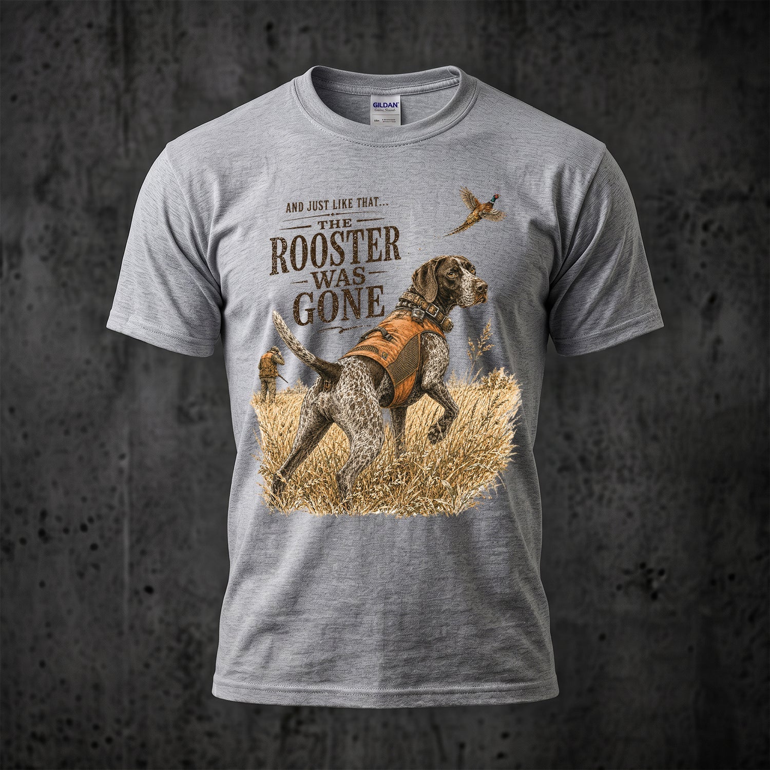 Upland Pheasant Hunting - Outdoor Cotton T-Shirt PHCT1015