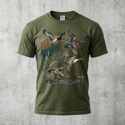 Duck Hunting - Outdoor Cotton T-Shirt DUCT1008