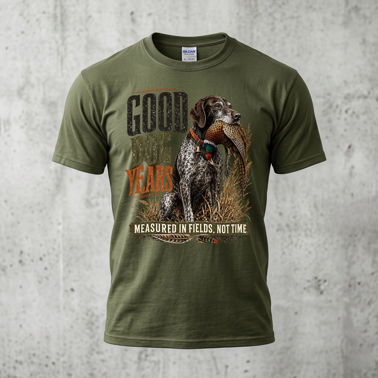 Upland Pheasant Hunting - Outdoor Cotton T-Shirt PHCT1044