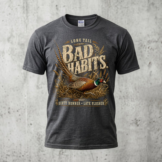Upland Pheasant Hunting - Outdoor Cotton T-Shirt PHCT1055