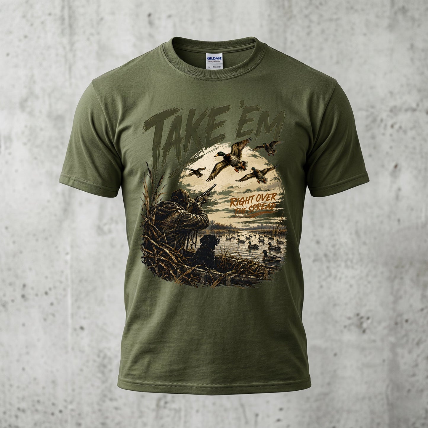 Duck Hunting - Outdoor Cotton T-Shirt DUCT1010