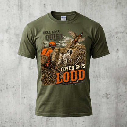 Upland Pheasant Hunting - Outdoor Cotton T-Shirt PHCT1036