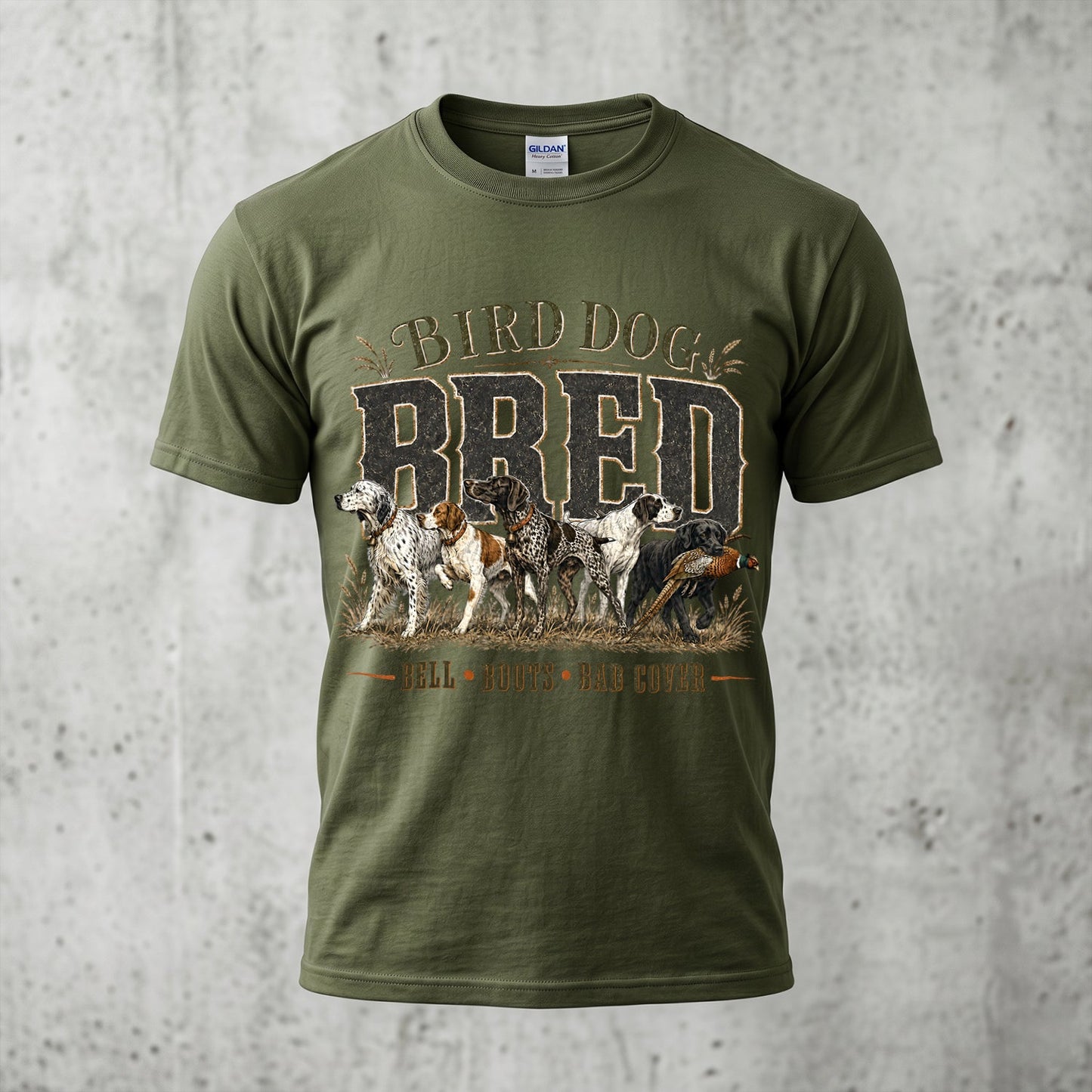 Upland Pheasant Hunting - Outdoor Cotton T-Shirt PHCT1040