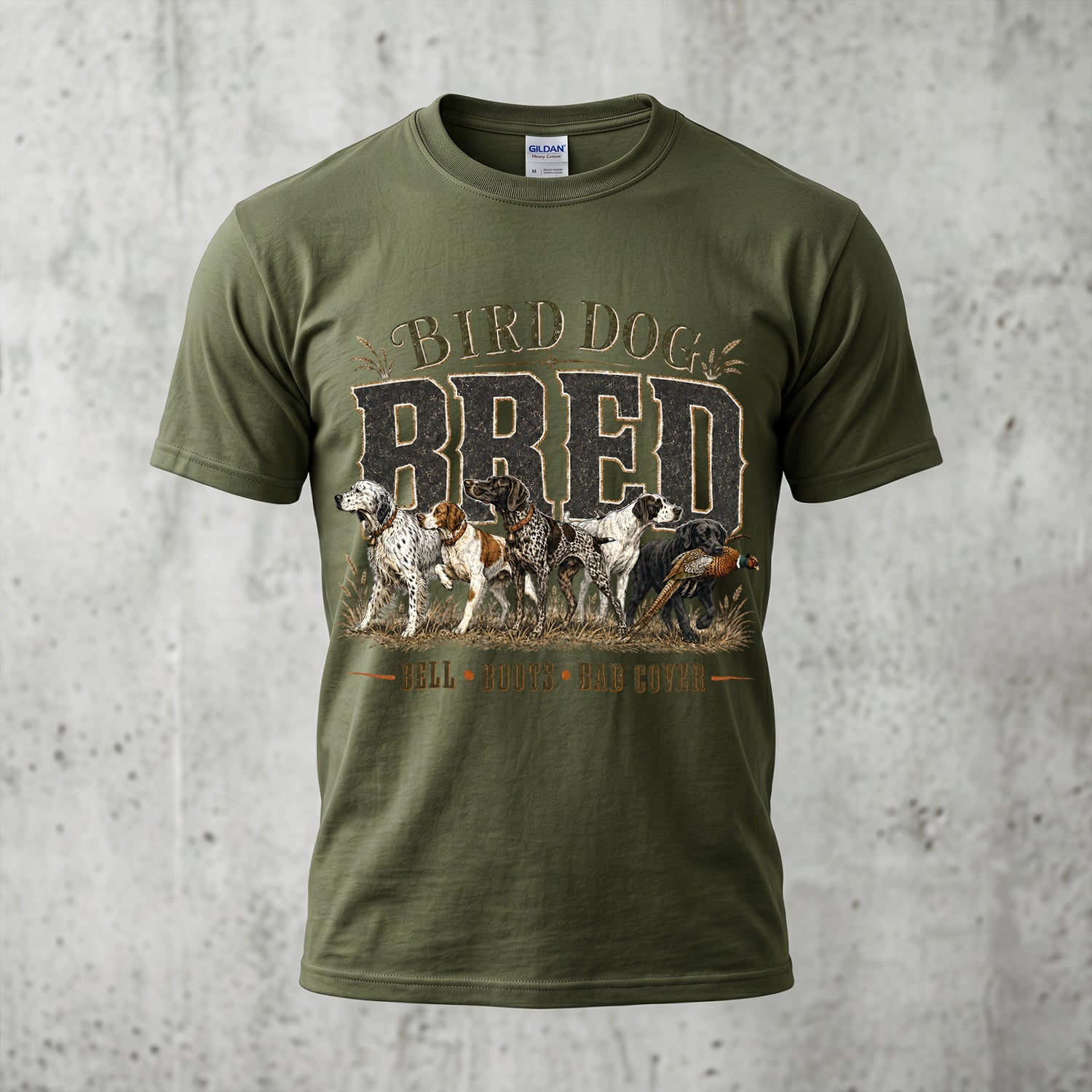 Upland Pheasant Hunting - Outdoor Cotton T-Shirt PHCT1040