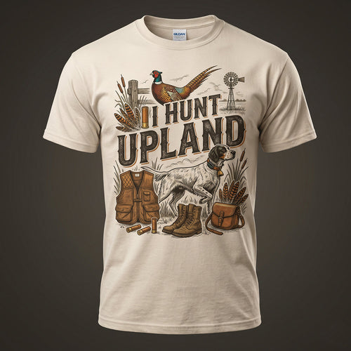 Upland Pheasant Hunting - Outdoor Cotton T-Shirt PHCT1002