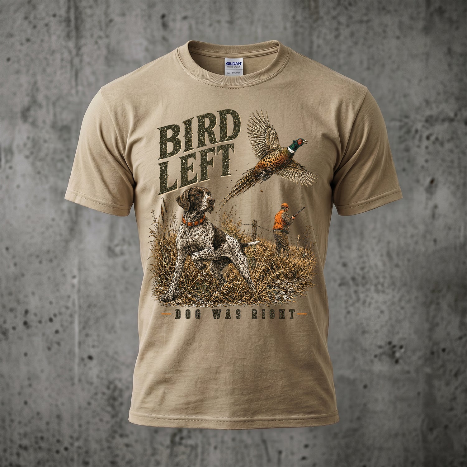 Upland Pheasant Hunting - Outdoor Cotton T-Shirt PHCT1017