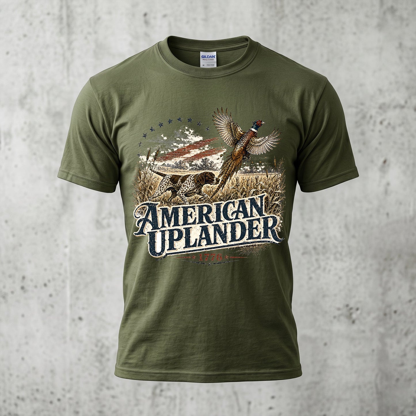 Upland Pheasant Hunting - Outdoor Cotton T-Shirt PHCT1011