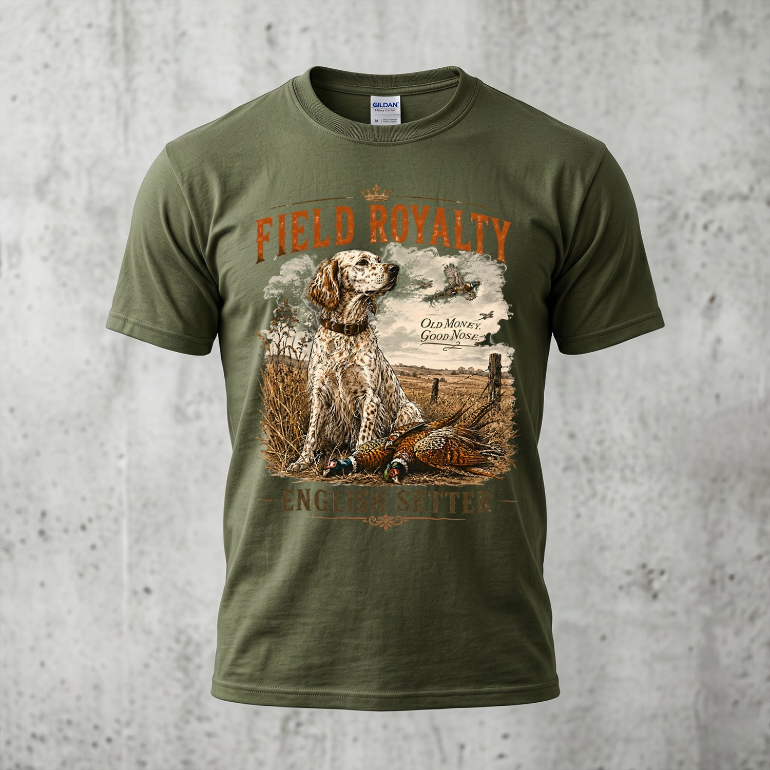 Upland Pheasant Hunting - Outdoor Cotton T-Shirt PHCT1045