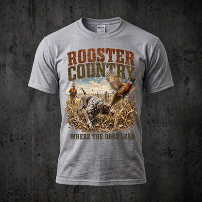 Upland Pheasant Hunting - Outdoor Cotton T-Shirt PHCT1016