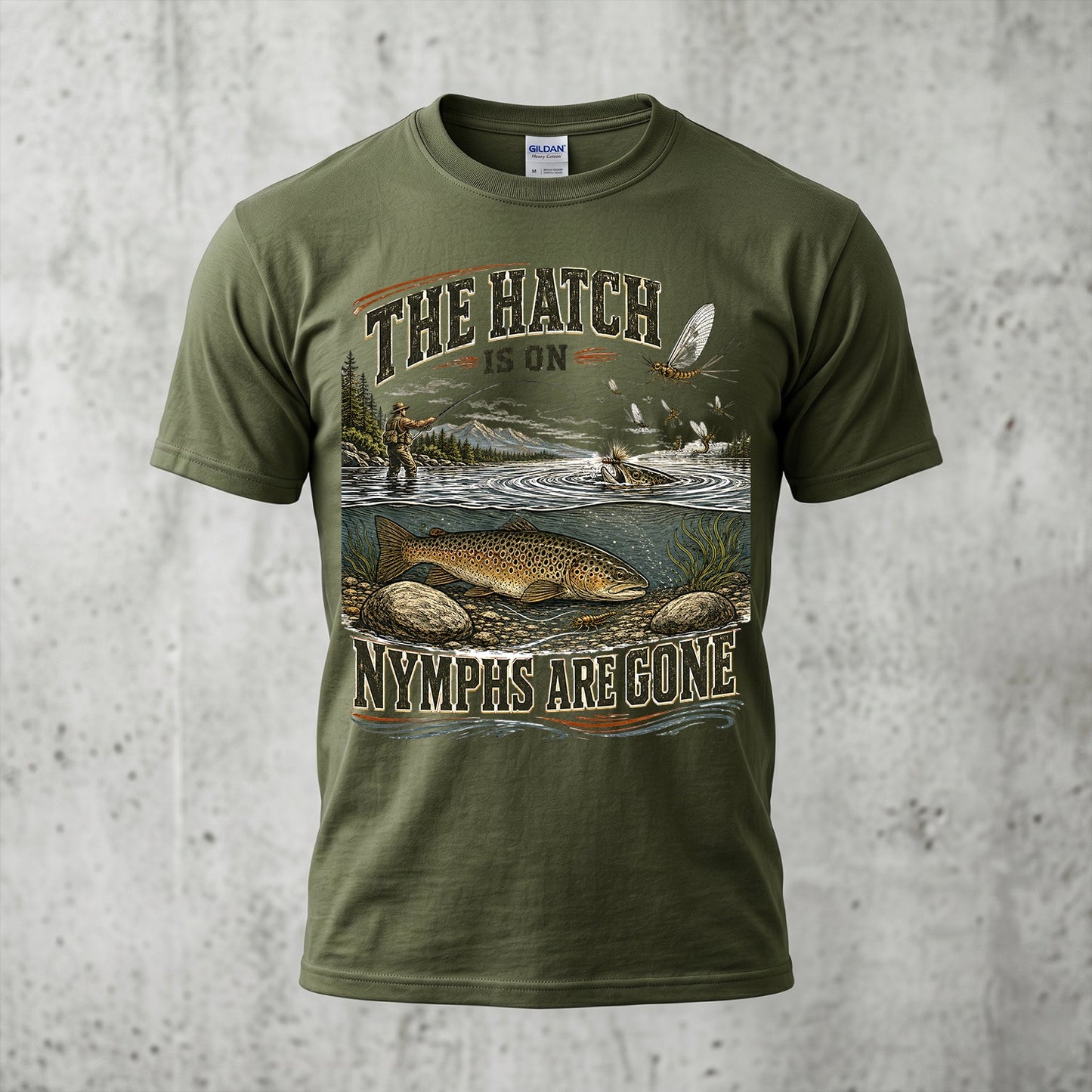 Fly Fishing - Outdoor Cotton T-Shirt FFCT1004