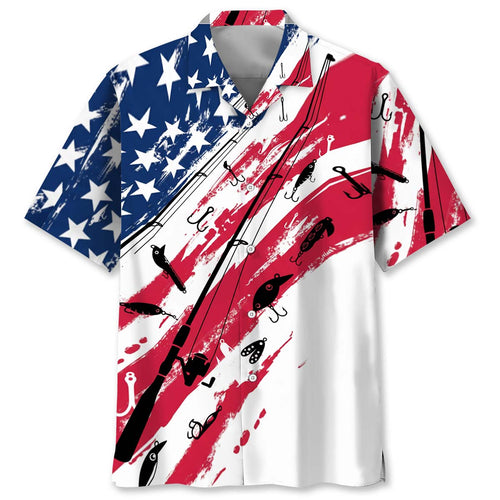 Patriot Fisher Hawaiian Shirt