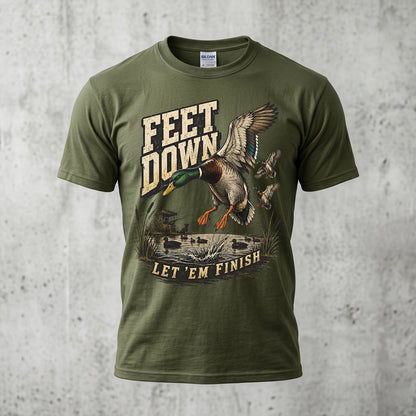 Duck Hunting - Outdoor Cotton T-Shirt DUCT1001