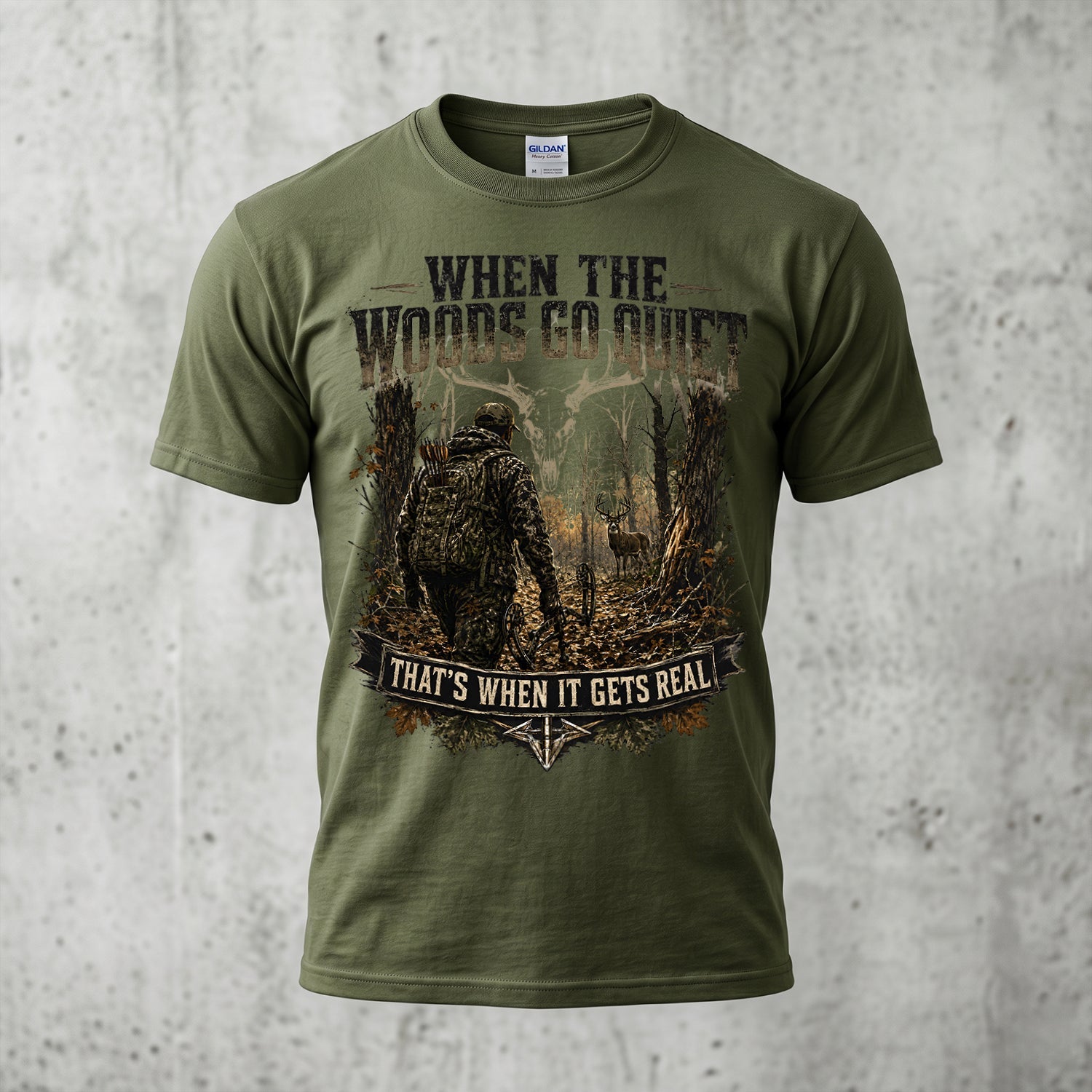 Bowhunting - Outdoor Cotton T-Shirt BHCT1007