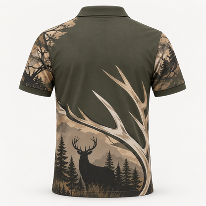 Deer Hunter Outdoor Polo Shirt VCP1029