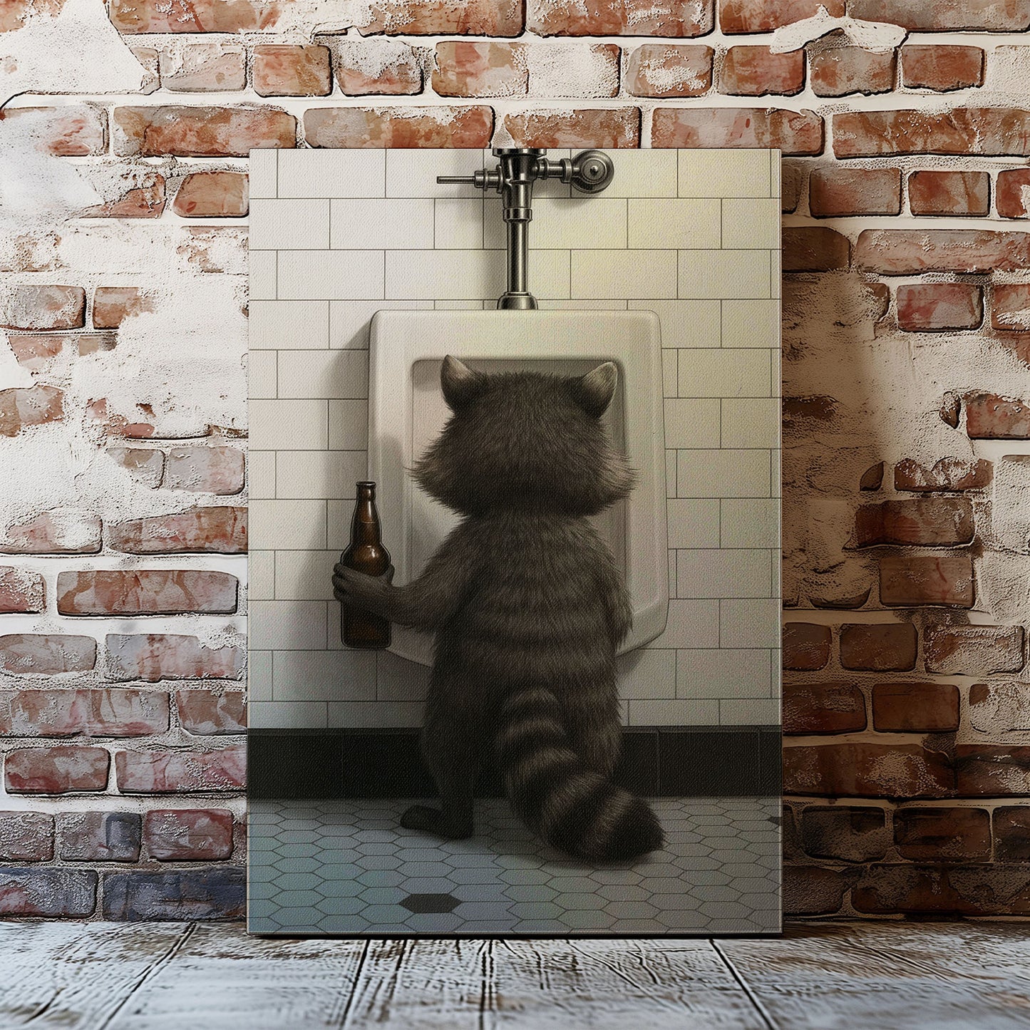 Raccoon Beer Break Funny Cabin Gift for Hunters