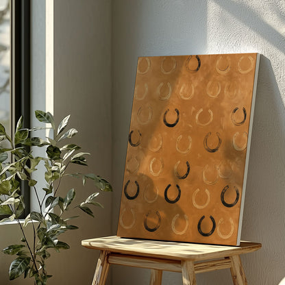 Horseshoes Print Western Wall Art  Decor for Living Room