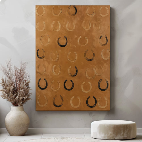 Horseshoes Print Western Wall Art  Decor for Living Room