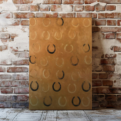 Horseshoes Print Western Wall Art  Decor for Living Room