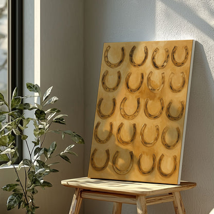 Lucky Horseshoes Wall Art Decor for Living Room