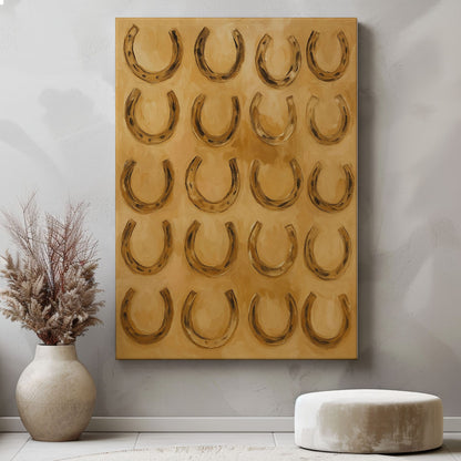 Lucky Horseshoes Wall Art Decor for Living Room