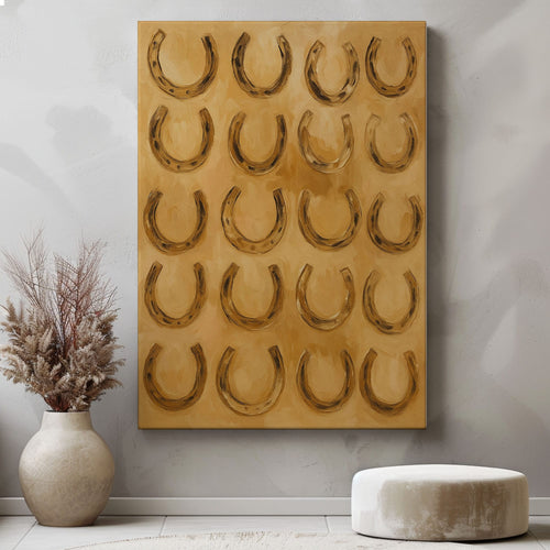 Lucky Horseshoes Wall Art Decor for Living Room