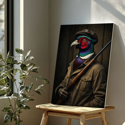 Gentleman Pheasant Hunter – Vintage Hunting Wall Art Print