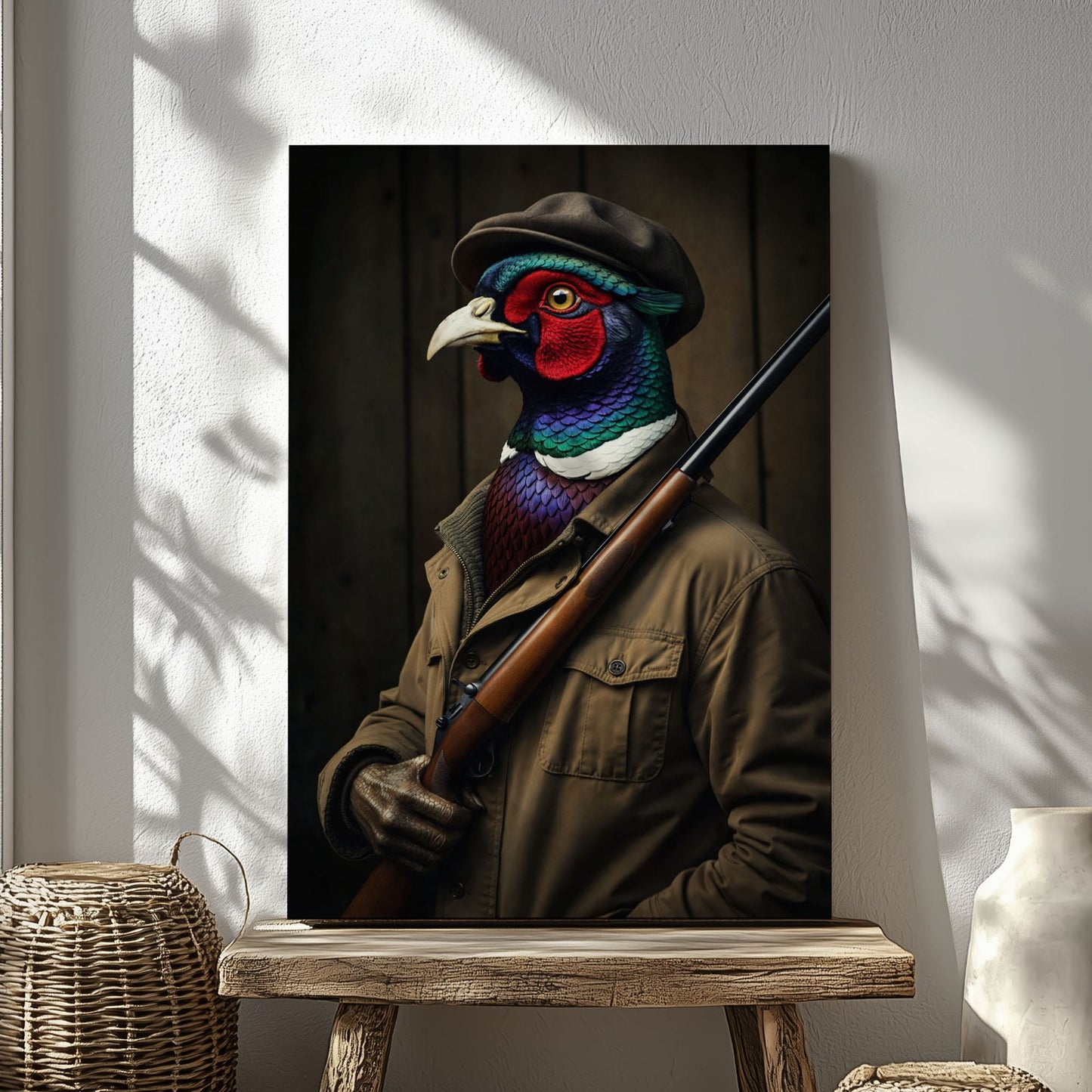 Gentleman Pheasant Hunter – Vintage Hunting Wall Art Print