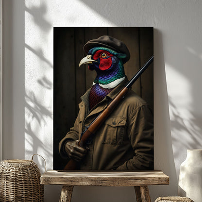 Gentleman Pheasant Hunter – Vintage Hunting Wall Art Print