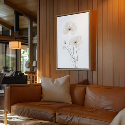 Minimalist Floral Wall Art for Modern Home Decor