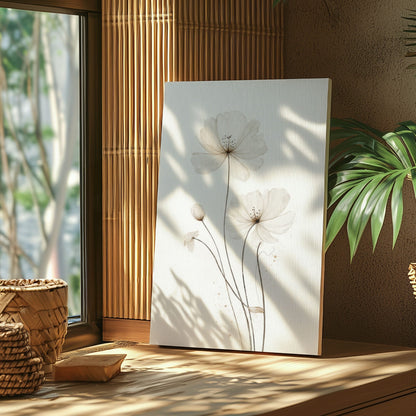 Minimalist Floral Wall Art for Modern Home Decor
