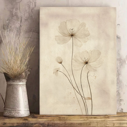 Minimalist Floral Wall Art for Modern Home Decor