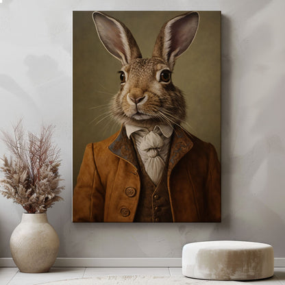 Easter Bunny Portrait Classic Spring Wall Art