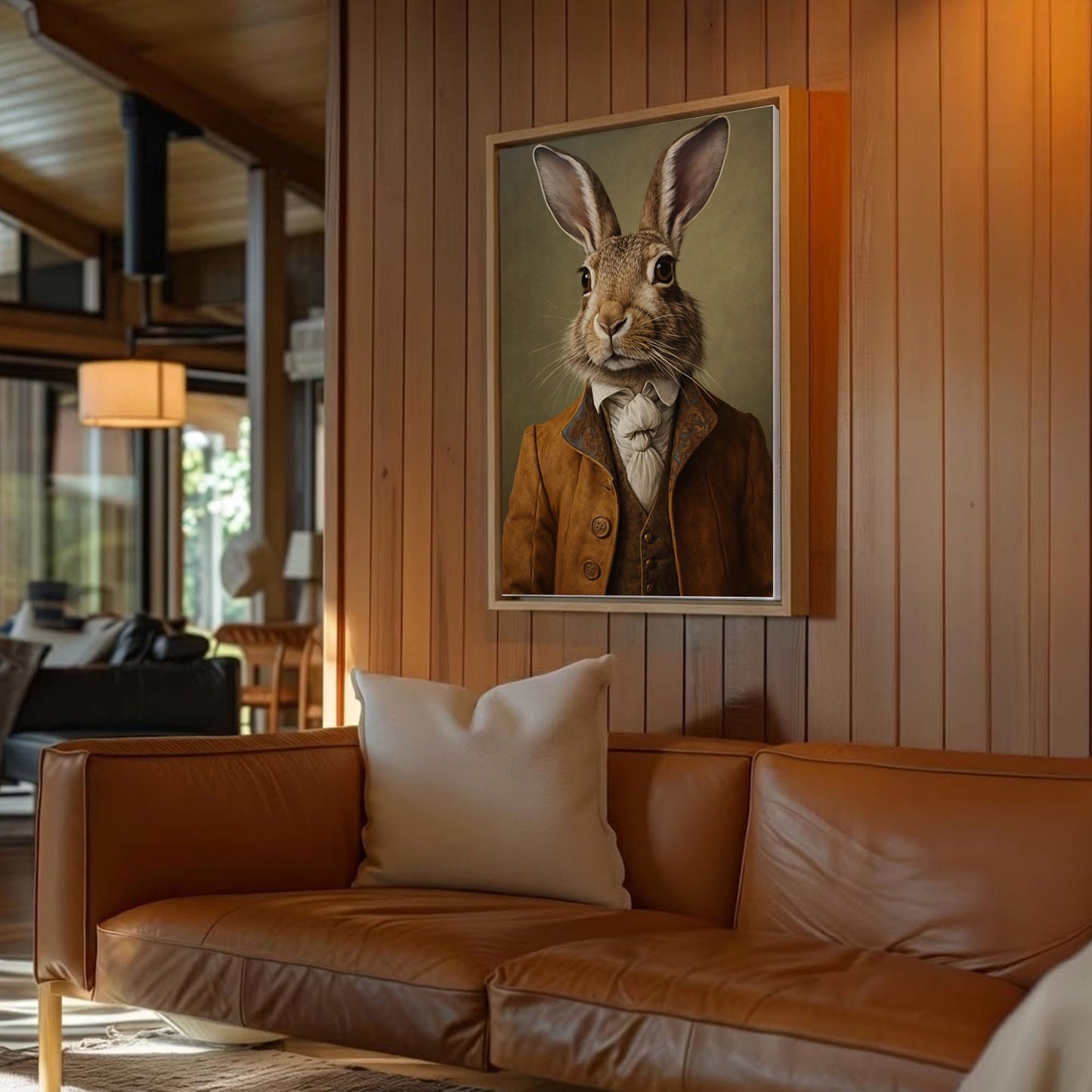 Easter Bunny Portrait Classic Spring Wall Art