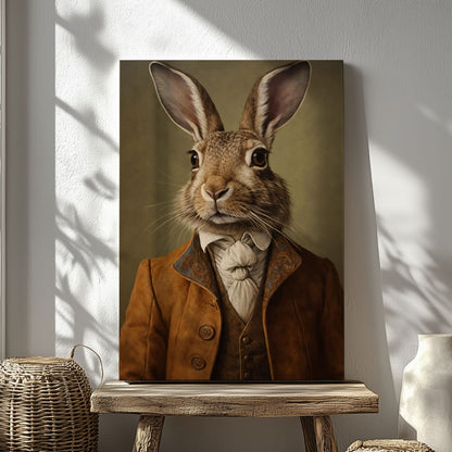 Easter Bunny Portrait Classic Spring Wall Art