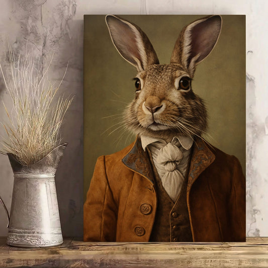 Easter Bunny Portrait Classic Spring Wall Art