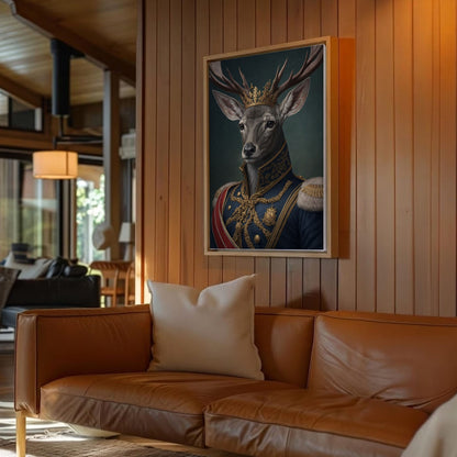Royal Stag Wall Art King Deer Canvas