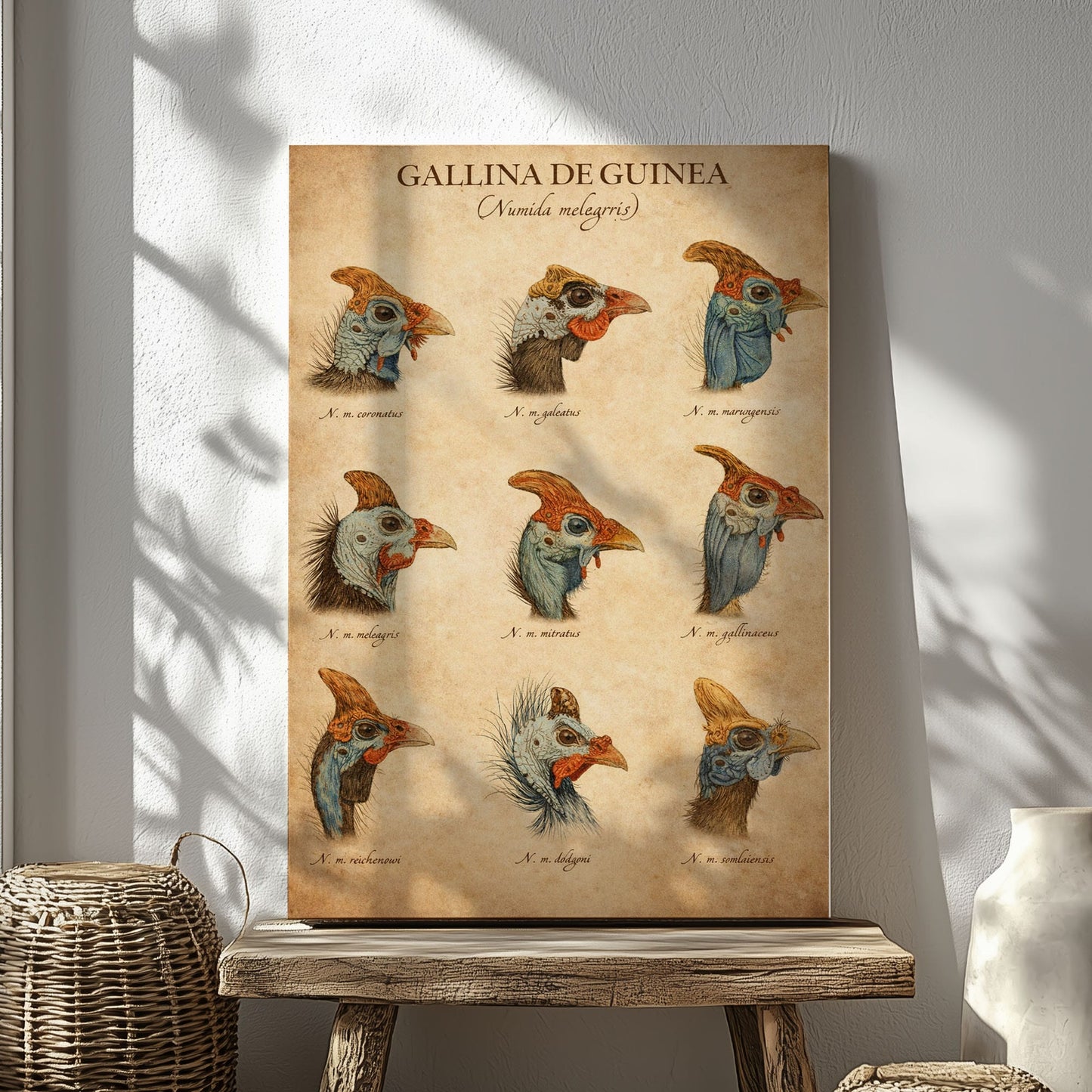 Types of Turkey Poster Wall Art