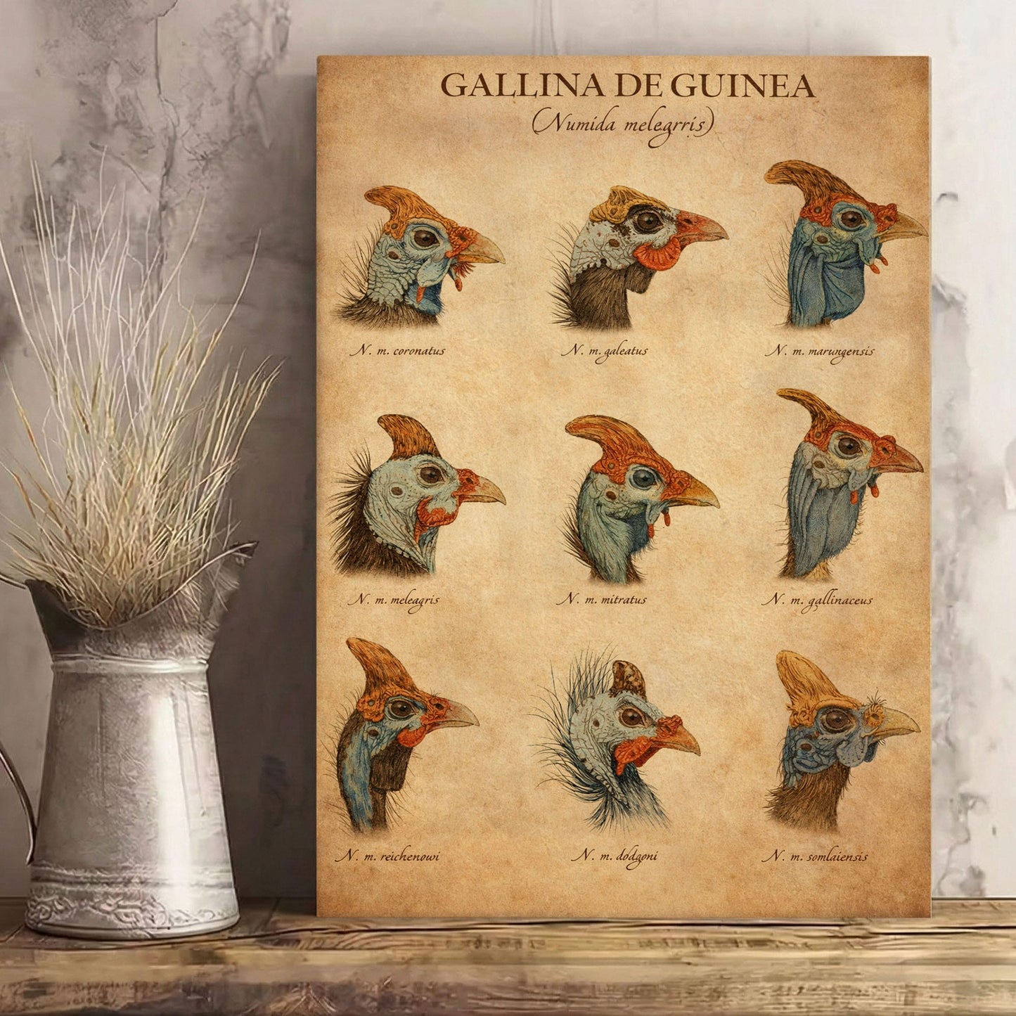 Types of Turkey Poster Wall Art