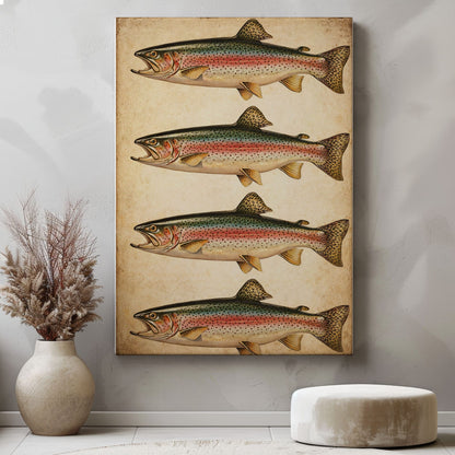 Fly Fishing Wall Art Canvas Print