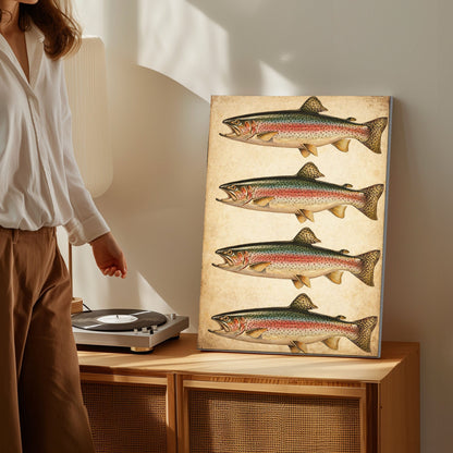 Fly Fishing Wall Art Canvas Print