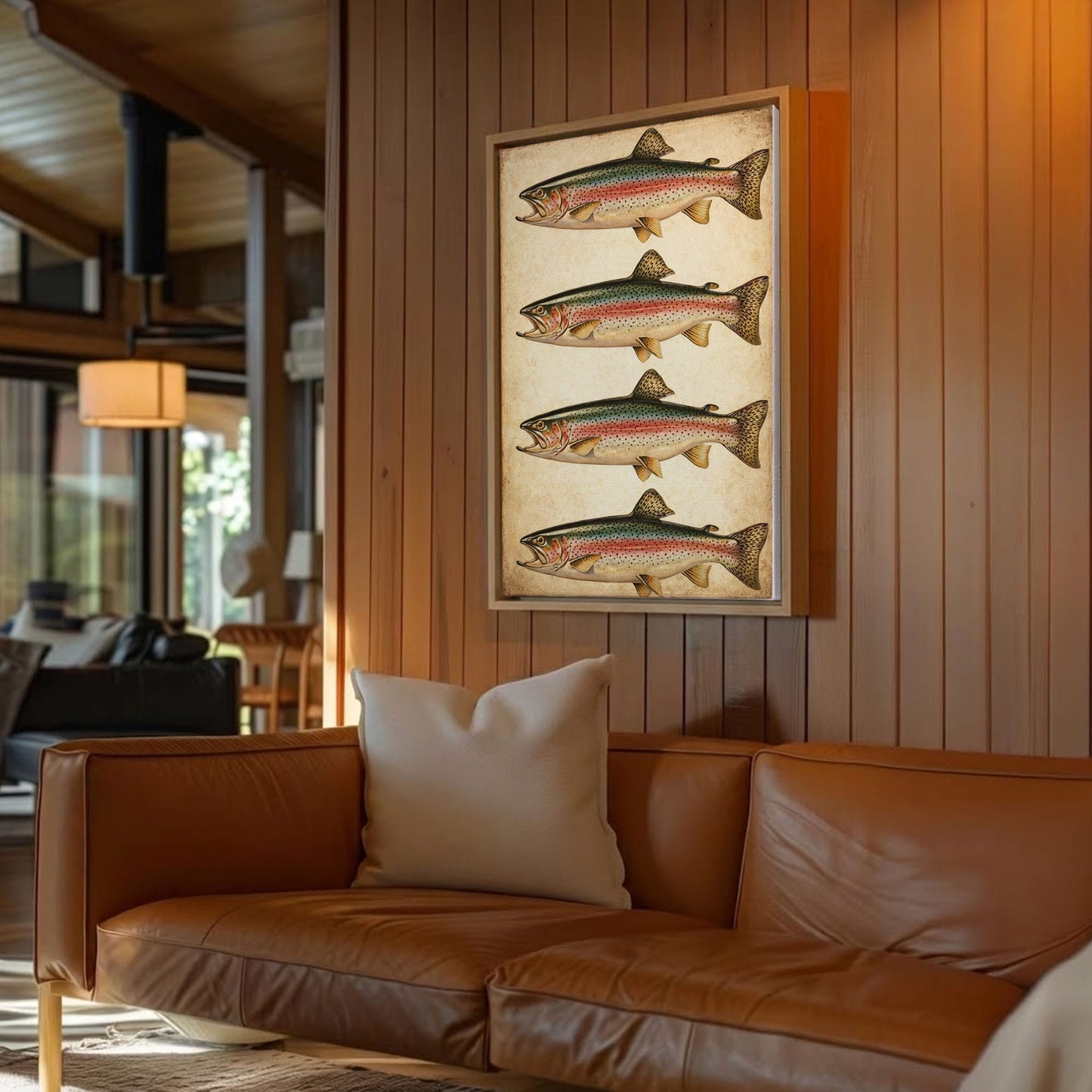 Fly Fishing Wall Art Canvas Print