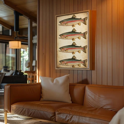 Fly Fishing Wall Art Canvas Print