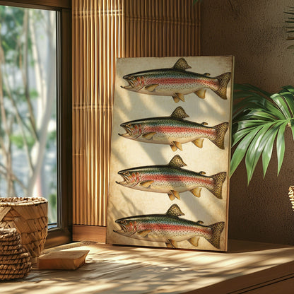Fly Fishing Wall Art Canvas Print