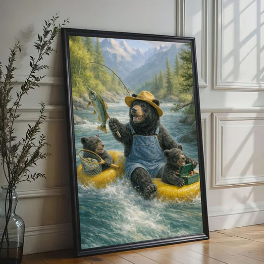 Bear River Adventure Canvas Wall Art